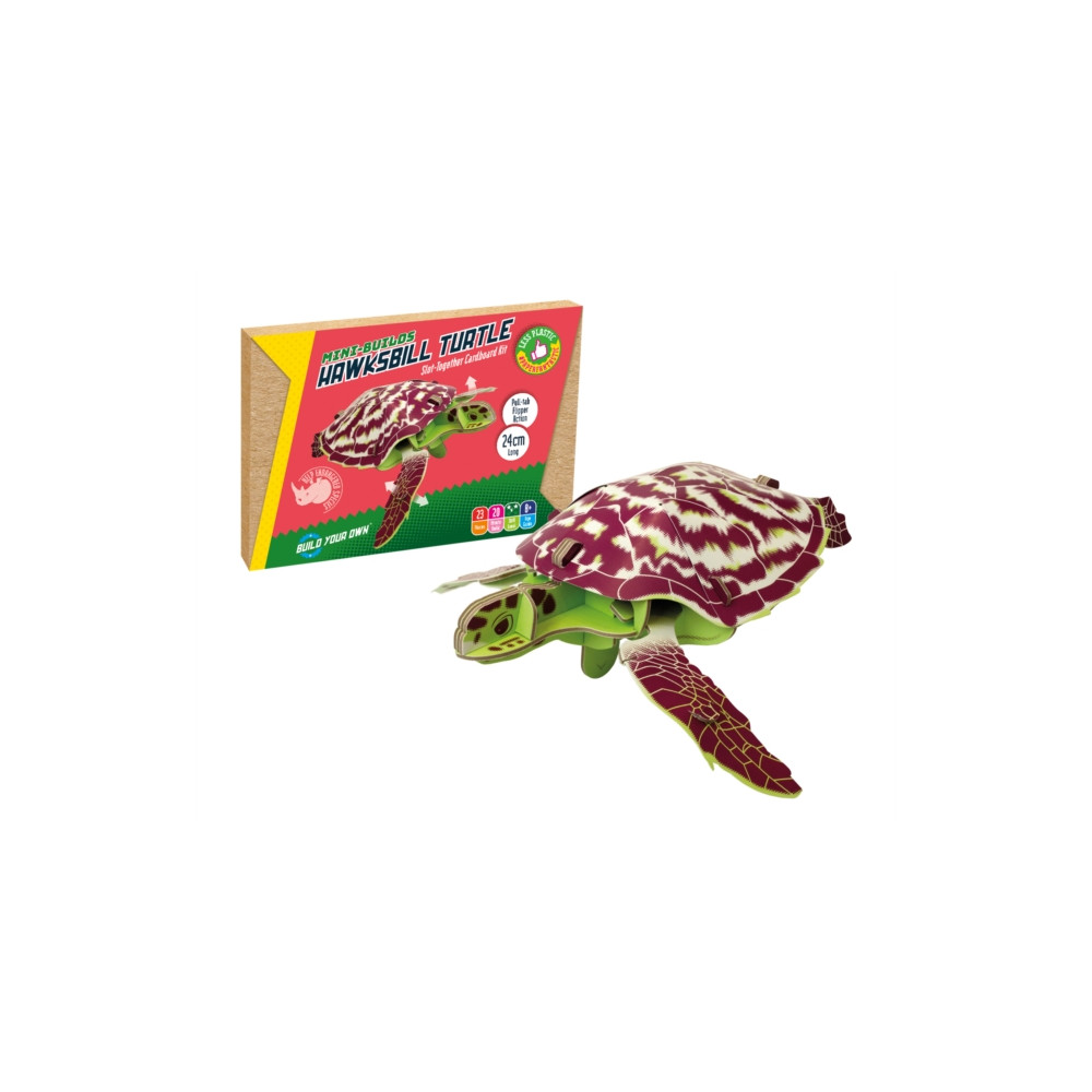 Mini Build - Hawksbill Turtle (häftad, english) Build Your Own
