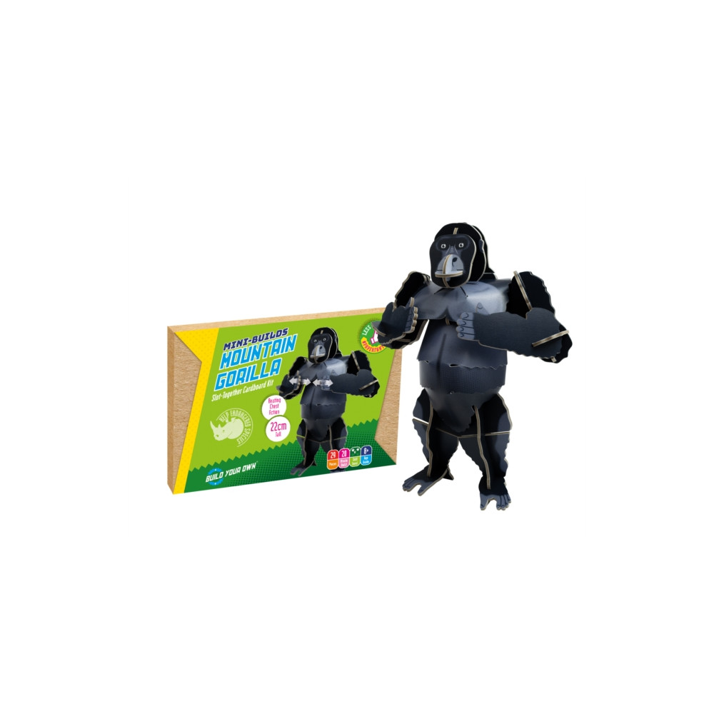 Mini Build - Mountain Gorilla (häftad, english) Build Your Own