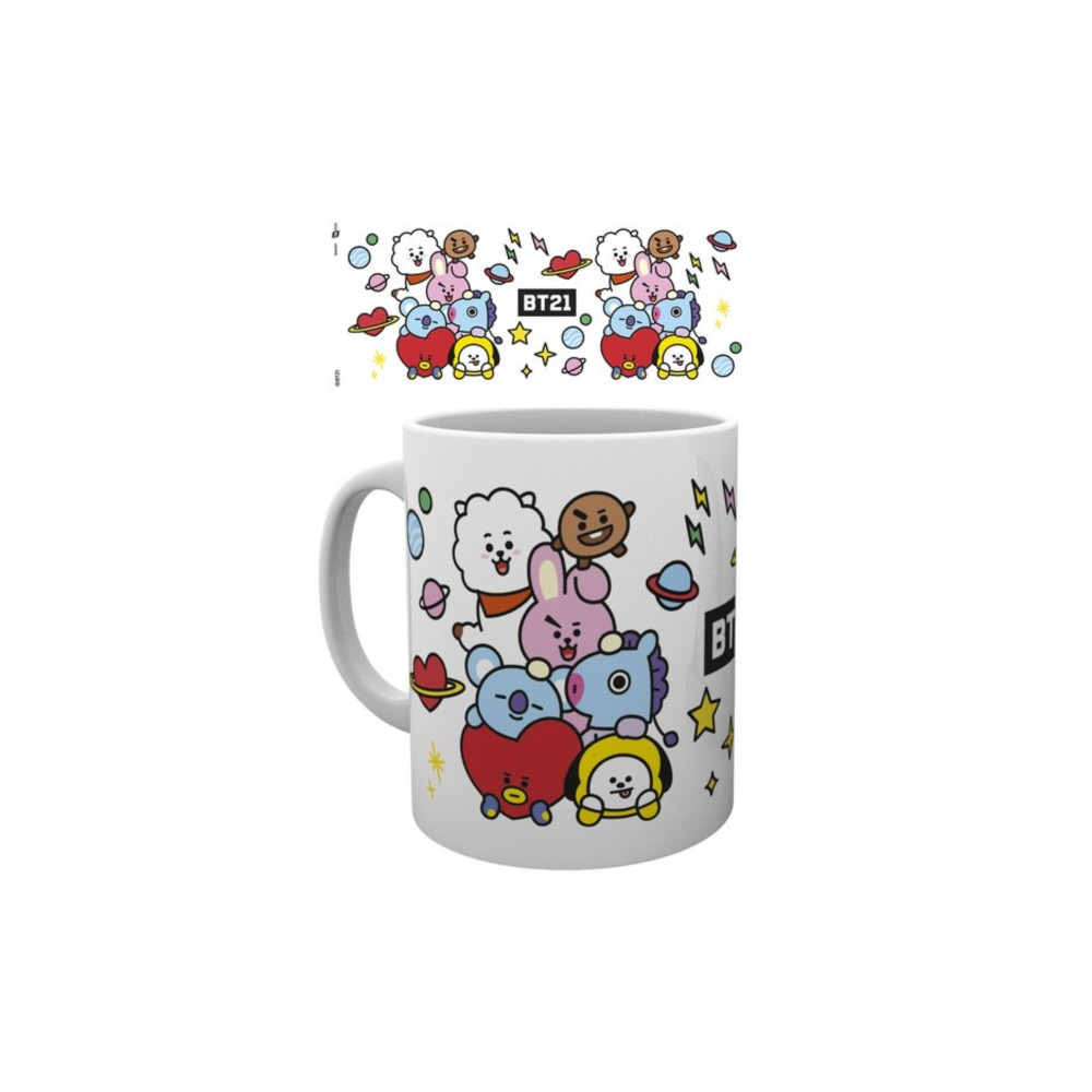 ABYSSE UK BT21 Mug - Tata Chimmy RJ Koya Cooky Mang & Shooky (häftad, eng)