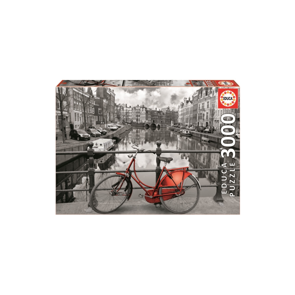 Amsterdam - Black & White 3000pc Puzzle (häftad, english) Paul Lamond Games