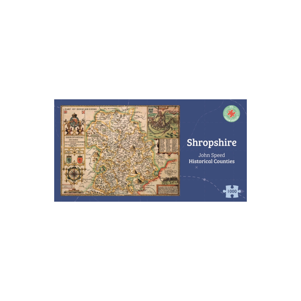 Scotland Historical 1610 Map 1000 Piece Puzzle (häftad, english) ALL JIGSAW PUZZLES