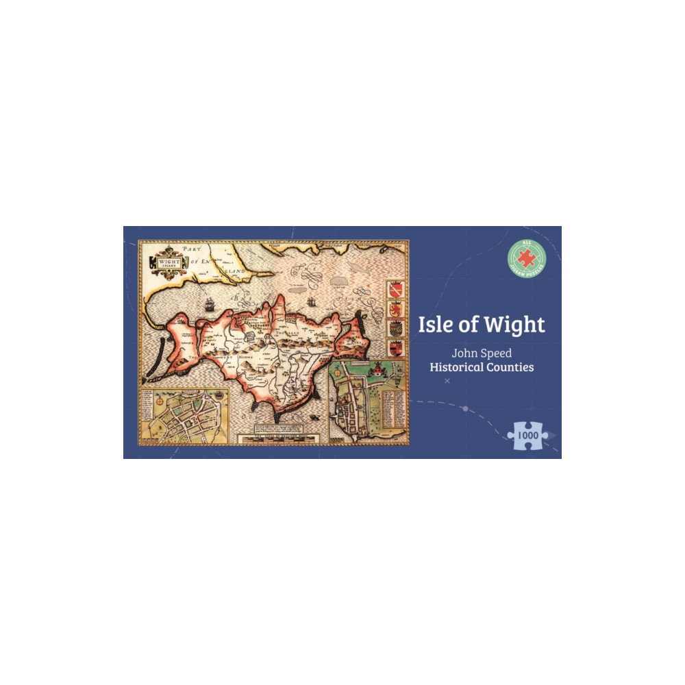 Isle of Wight Historical 1610 Map 1000 Piece Puzzle (häftad, english) ALL JIGSAW PUZZLES