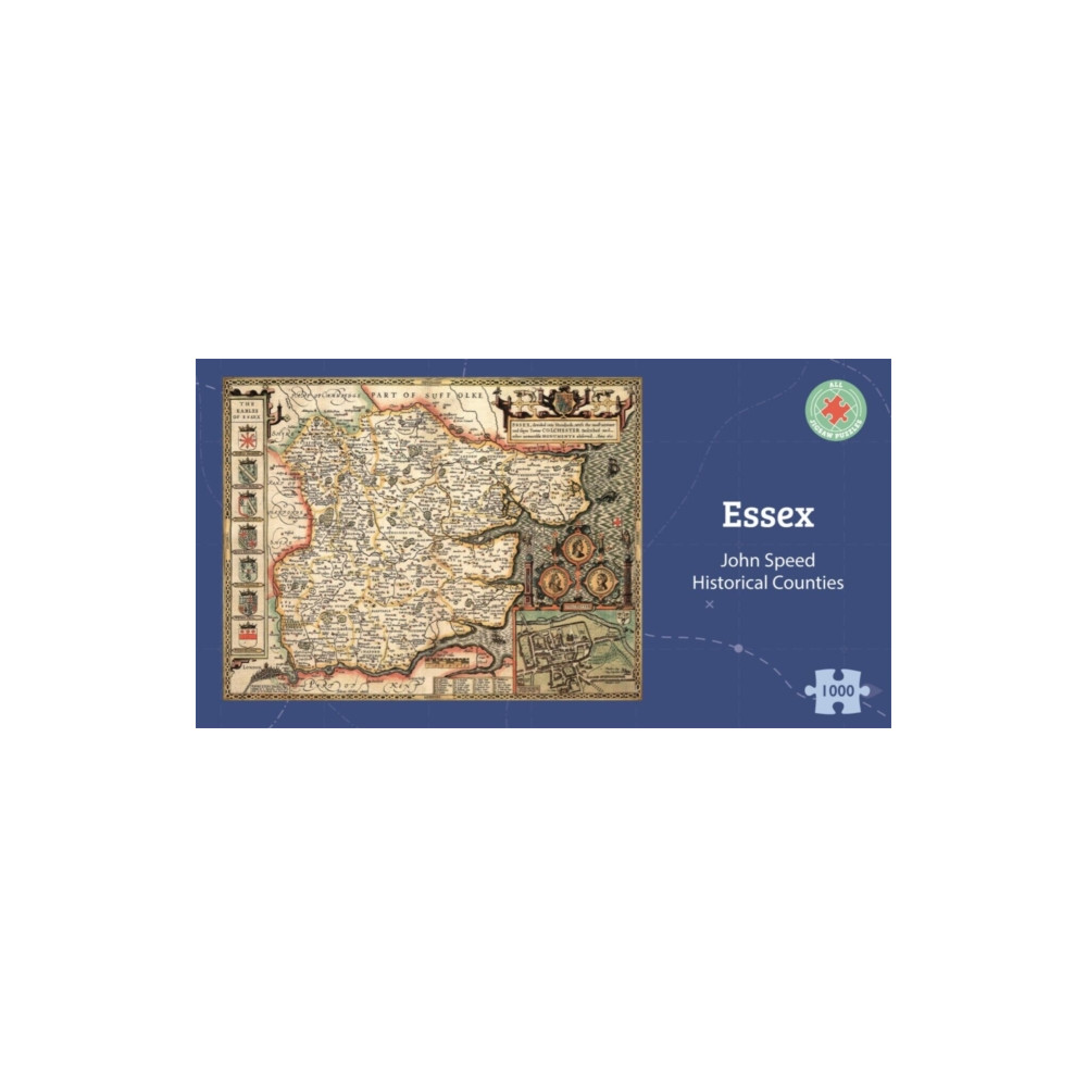 Essex Historical 1610 Map 1000 Piece Puzzle (häftad, english) ALL JIGSAW PUZZLES