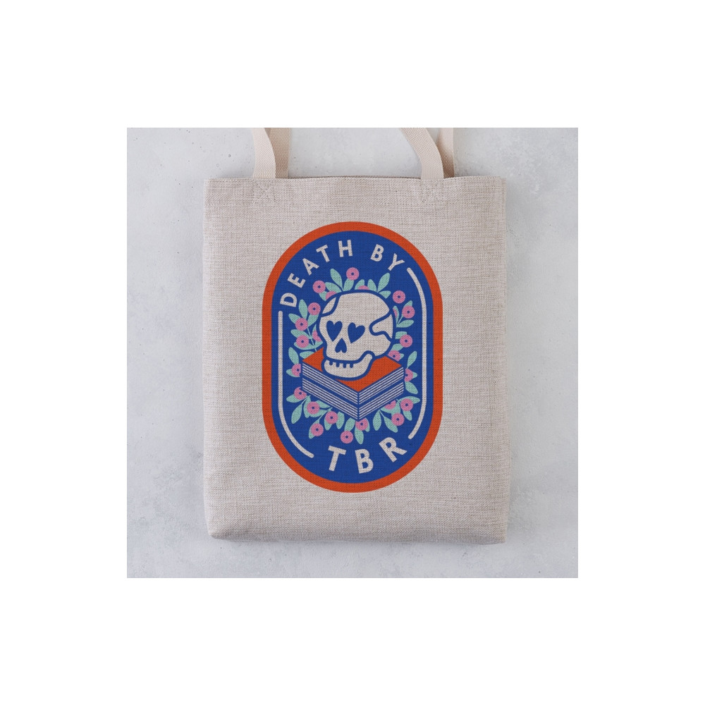 Death By TBR Tote Bag (häftad, english) BOOKISHLY
