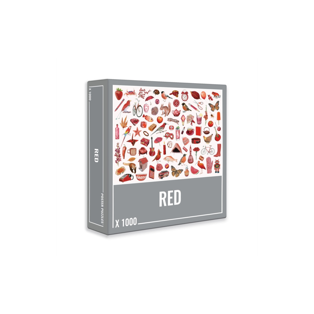 Red Jigsaw Puzzle (1000 pieces)