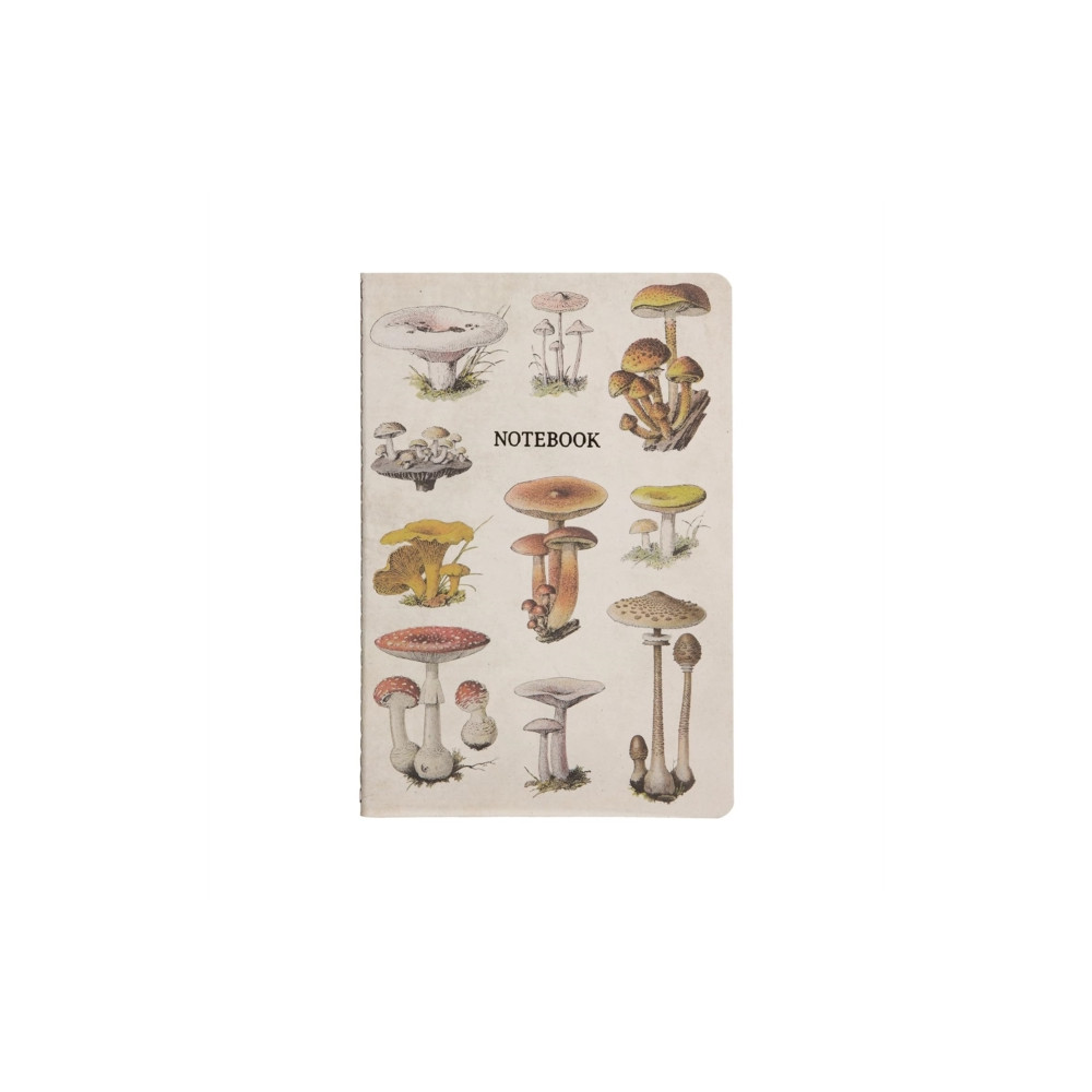 Sass & Belle Vintage Mushrooms A5 Notebook