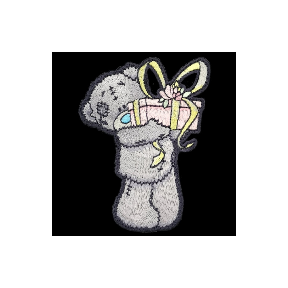 Tatty Teddy with Present Sew On Patch