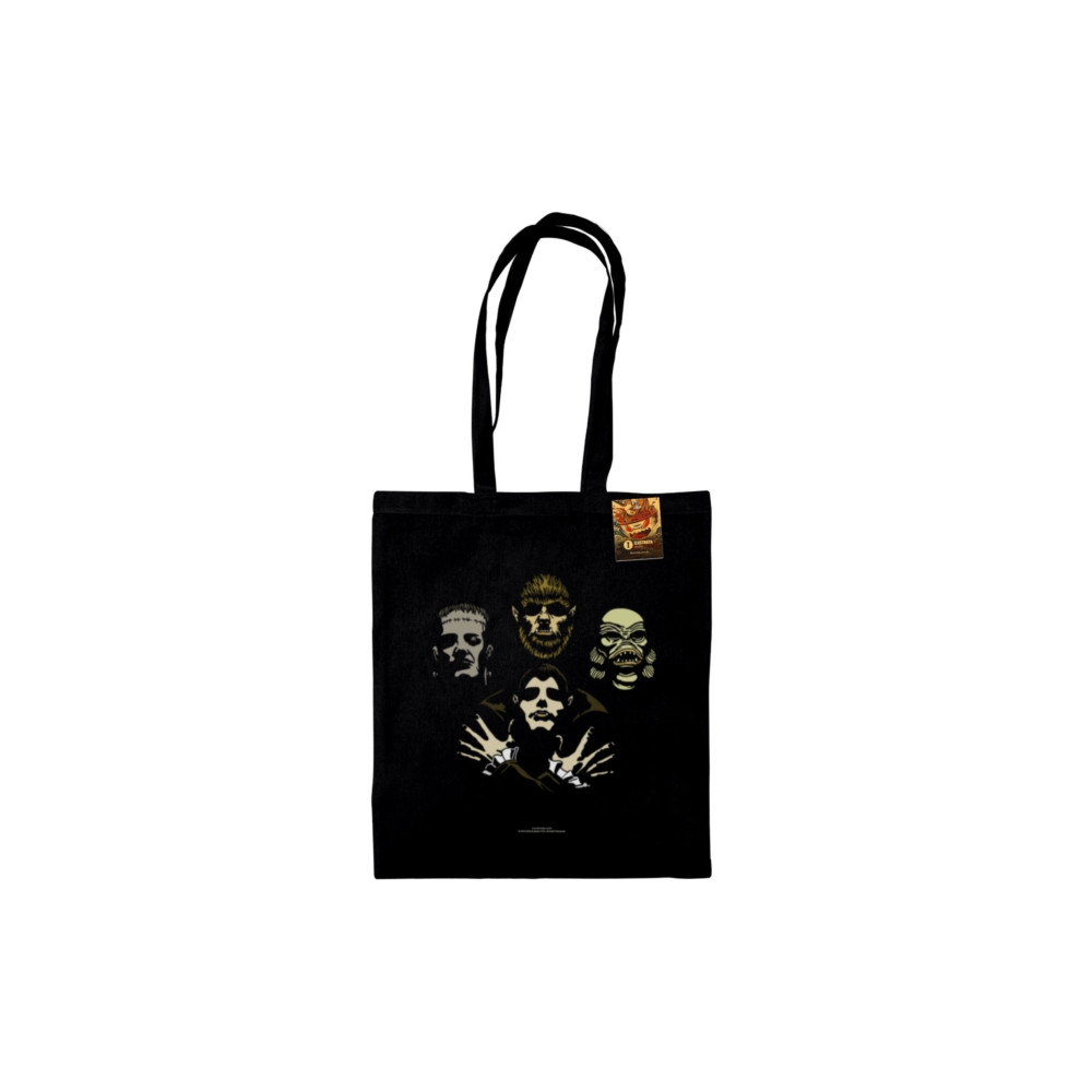 Benjimoji (Monster Rhapsody) Black Tote Bag