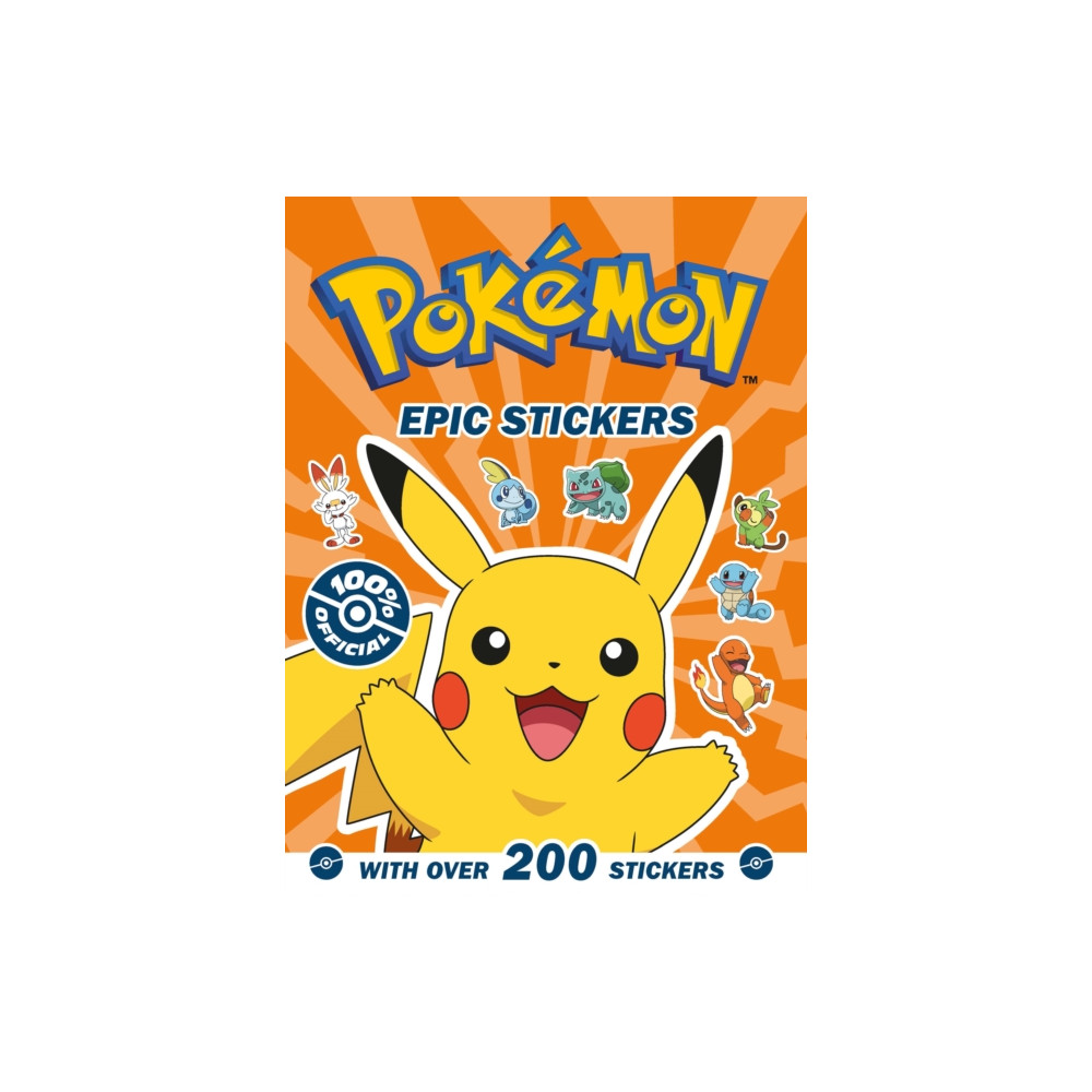 Pokemon Epic stickers (häftad, eng)
