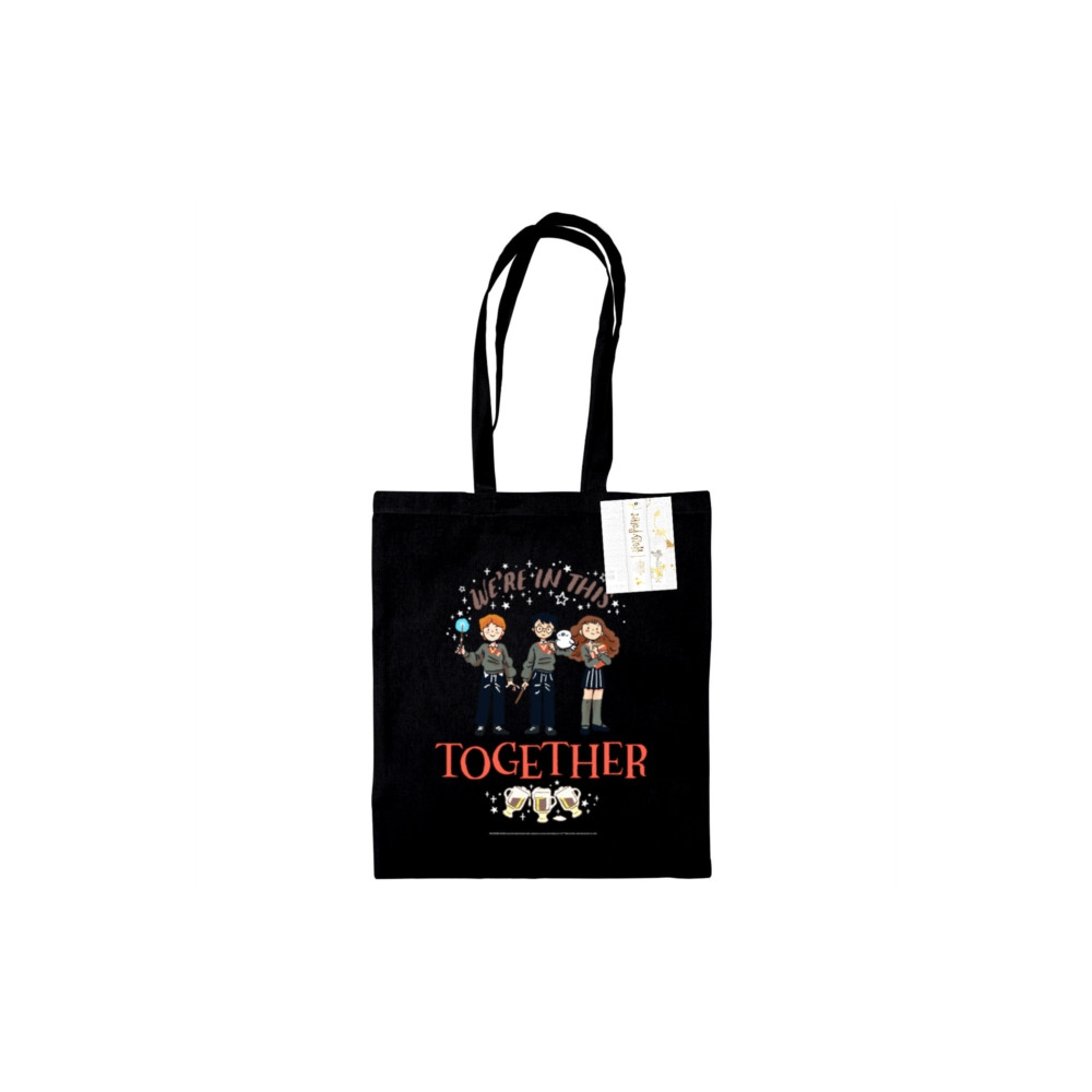 Harry Potter (We Are In This Together) Black Tote Bag