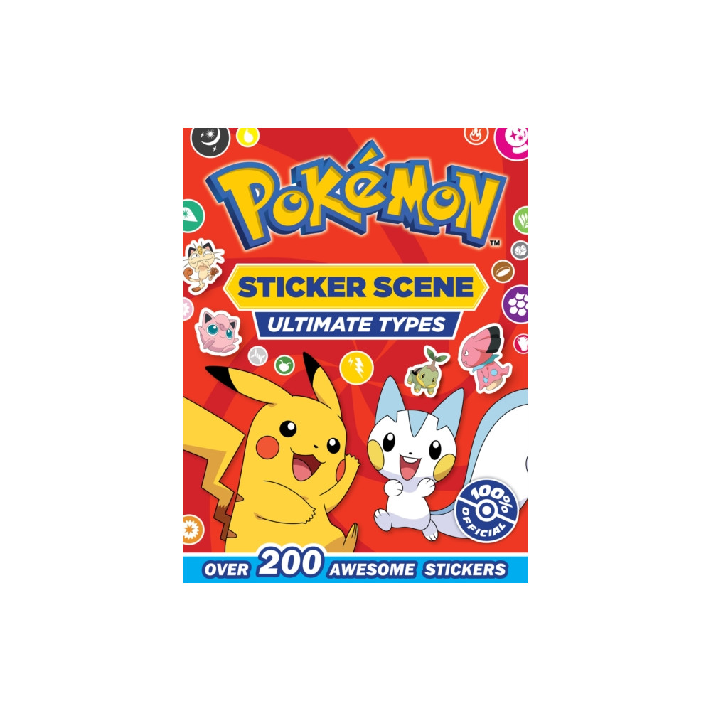 POKEMON ULTIMATE TYPES STICKER SCENE (häftad, eng)