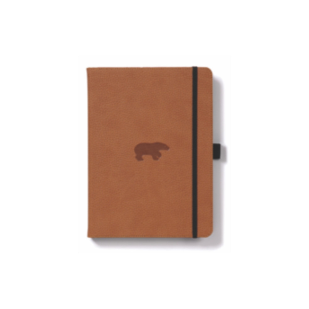 Dingbats A5+ Wildlife Brown Bear Notebook - Lined