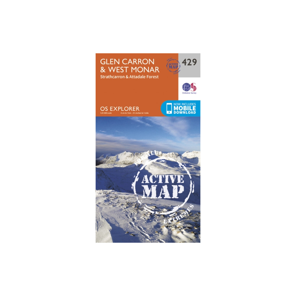 Glen Carron and West Monar Ordnance Survey