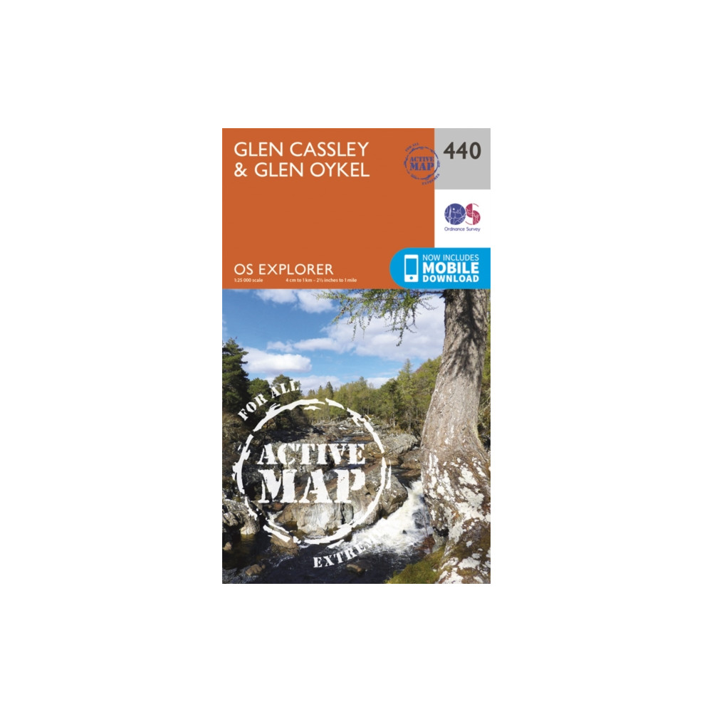 Glen Cassley and Glen Oykel Ordnance Survey