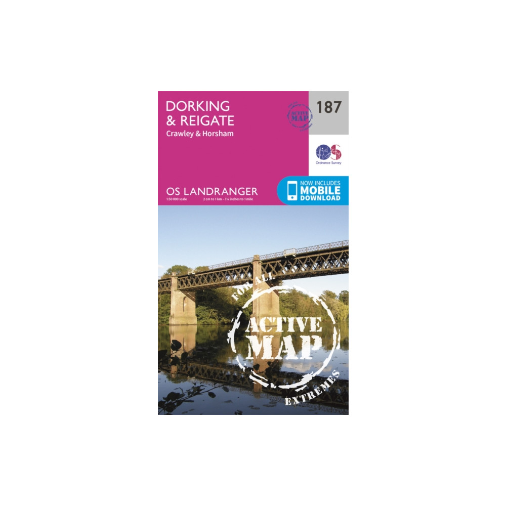 Dorking, Reigate & Crawley Ordnance Survey