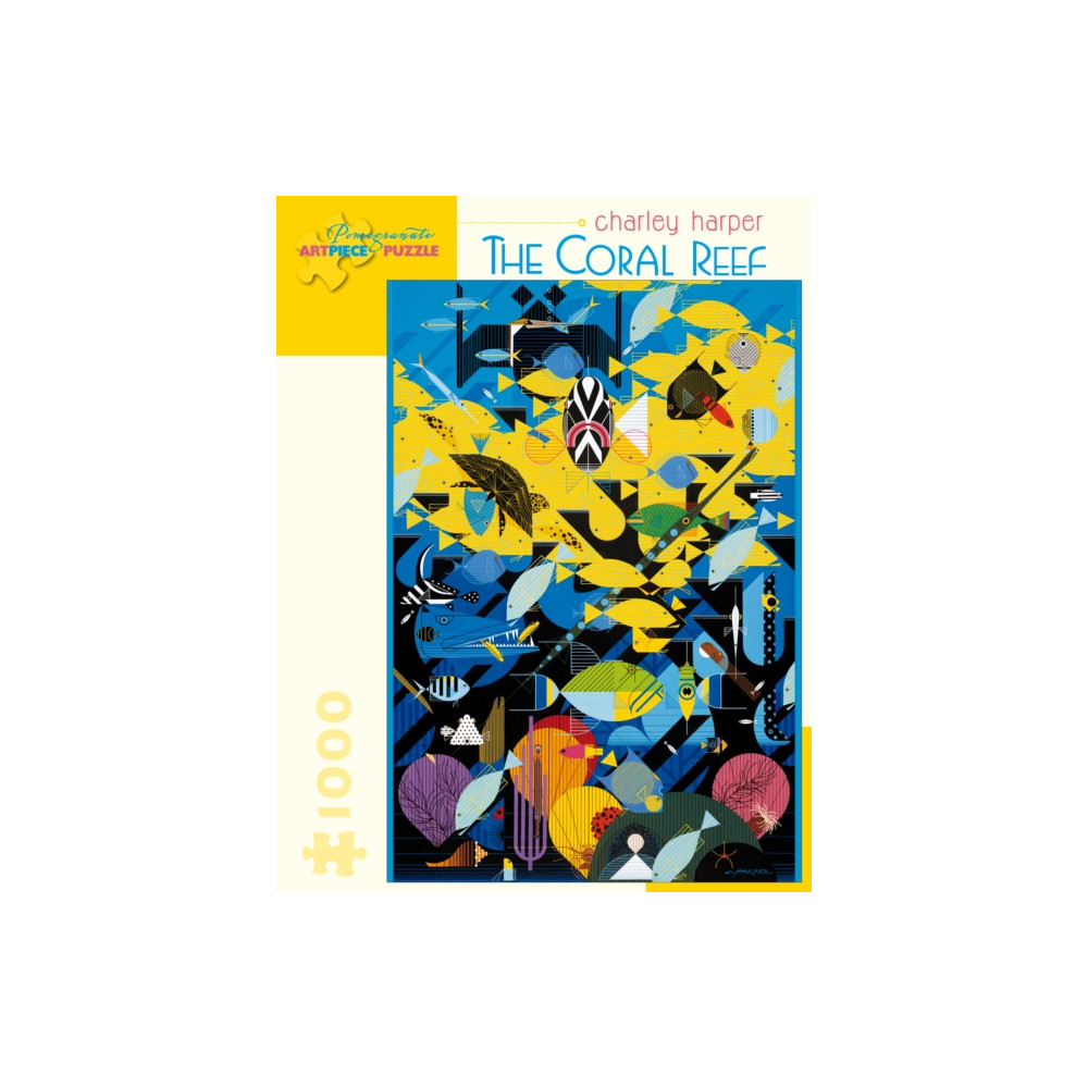 Charley Harper the Coral Reef 1000-Piece Jigsaw Puzzle Pomegranate Communications Inc,US