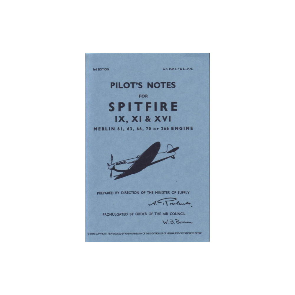 Spitfire IX, XI & XVI Pilot Notes (häftad, english) Crecy Publishing