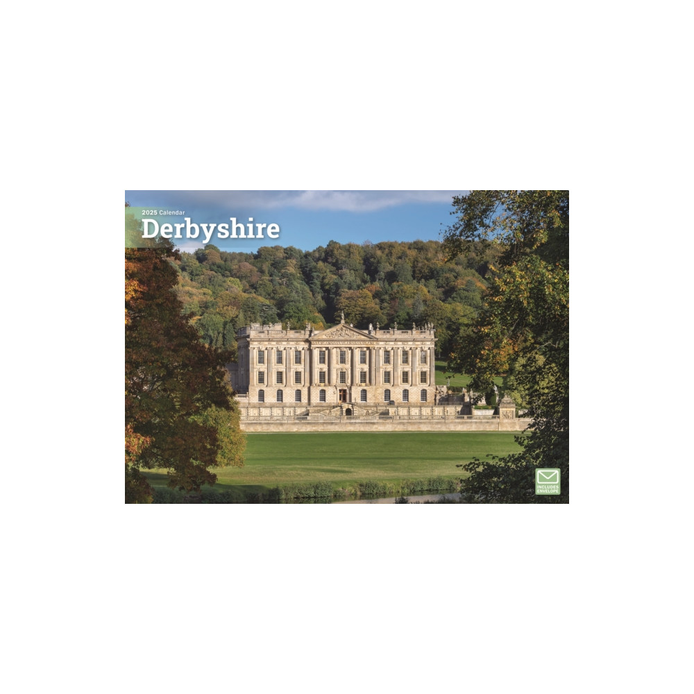 Derbyshire A4 Calendar 2025 (häftad, english) Carousel Calendars