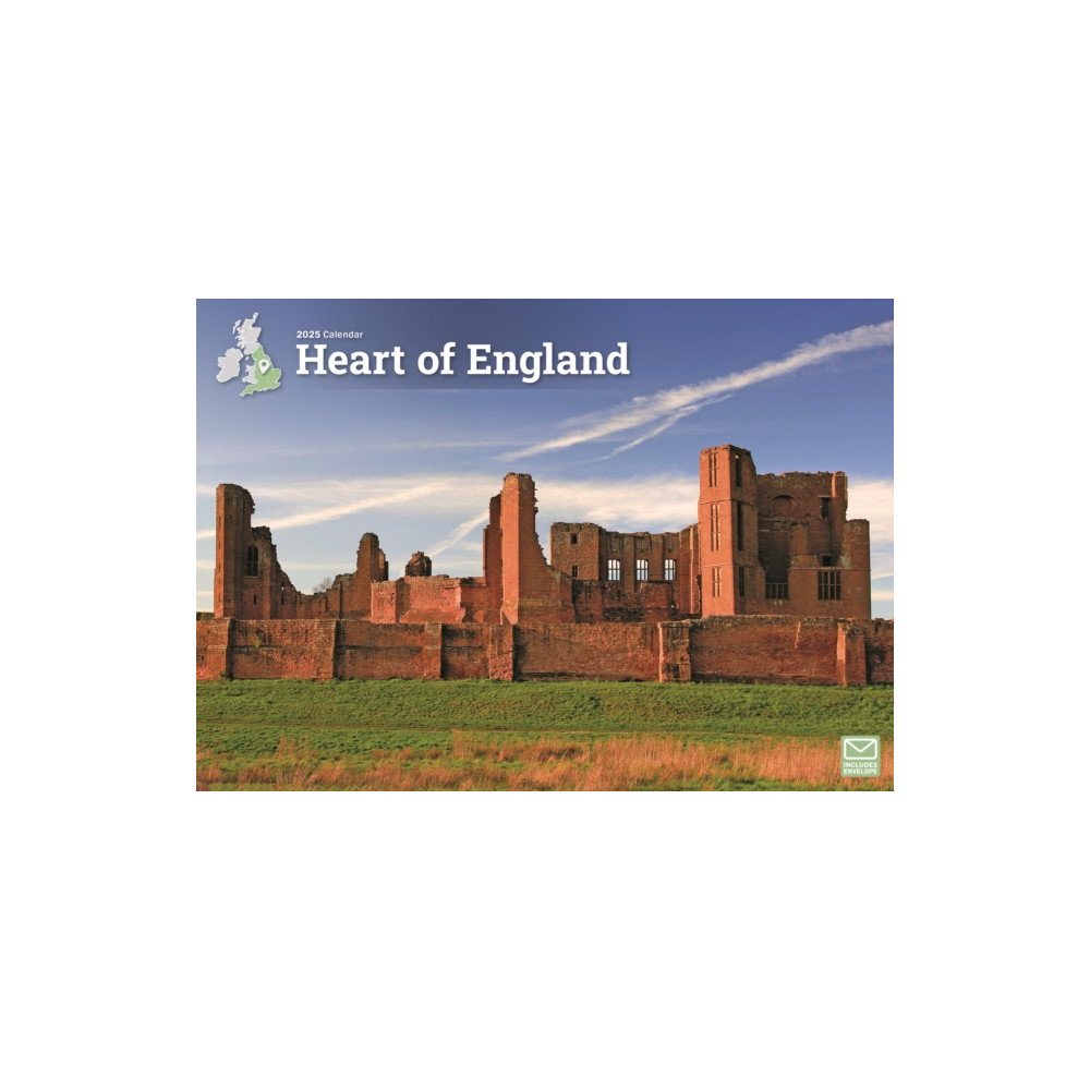 Heart Of England A4 Calendar 2025 (häftad, english) Carousel Calendars