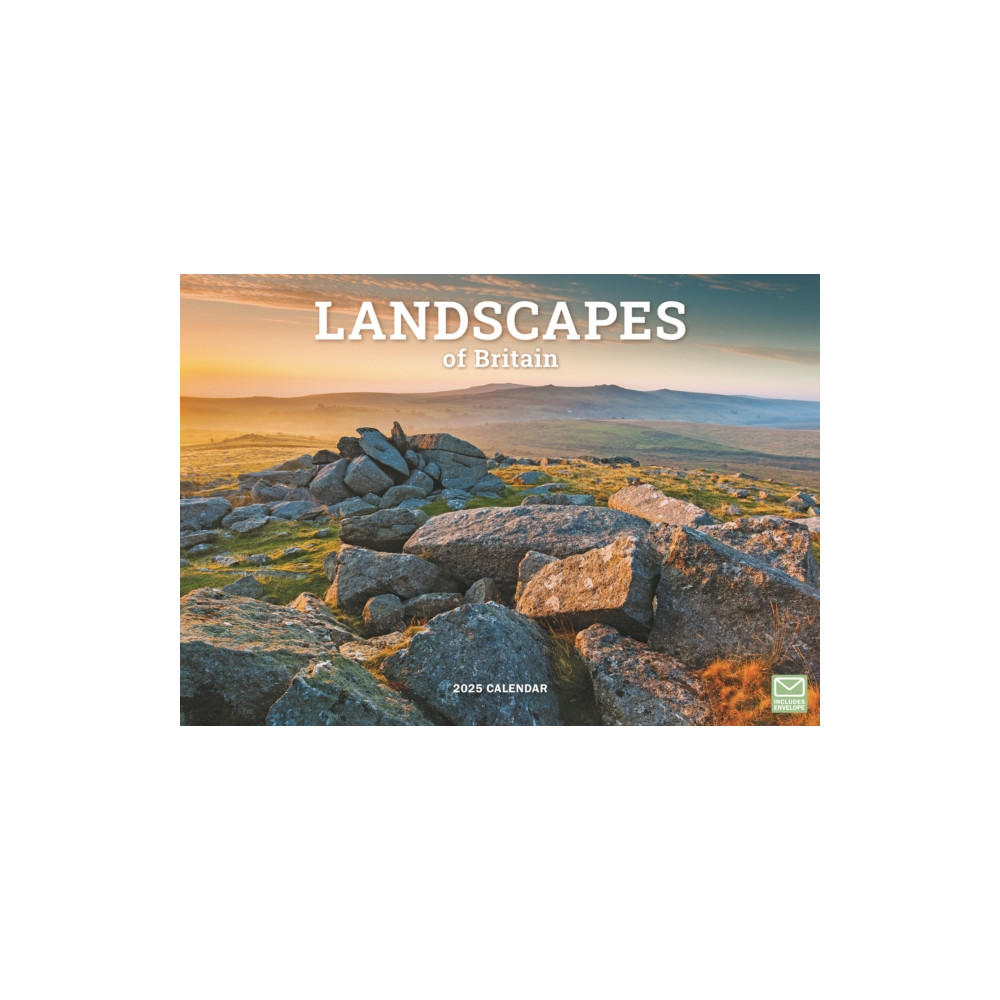 Landscapes of Britain A4 Calendar 2025 (häftad, english) Carousel Calendars