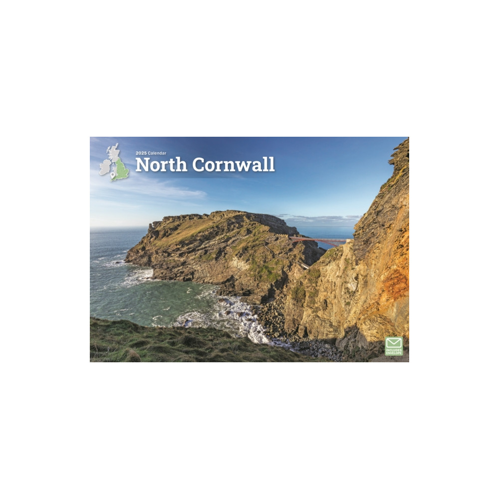 North Cornwall A4 Calendar 2025 (häftad, english) Carousel Calendars