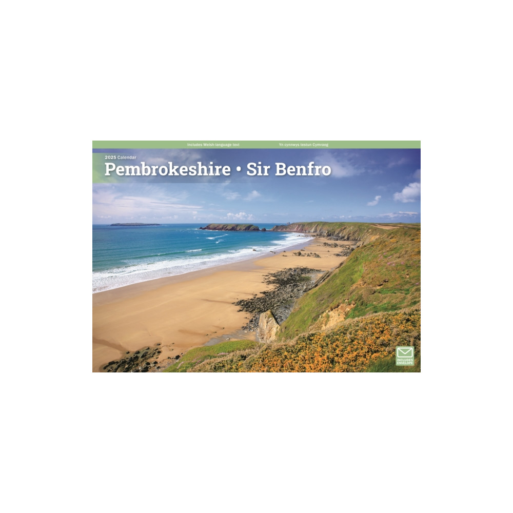 Pembrokeshire A4 Calendar 2025 (häftad, english) Carousel Calendars