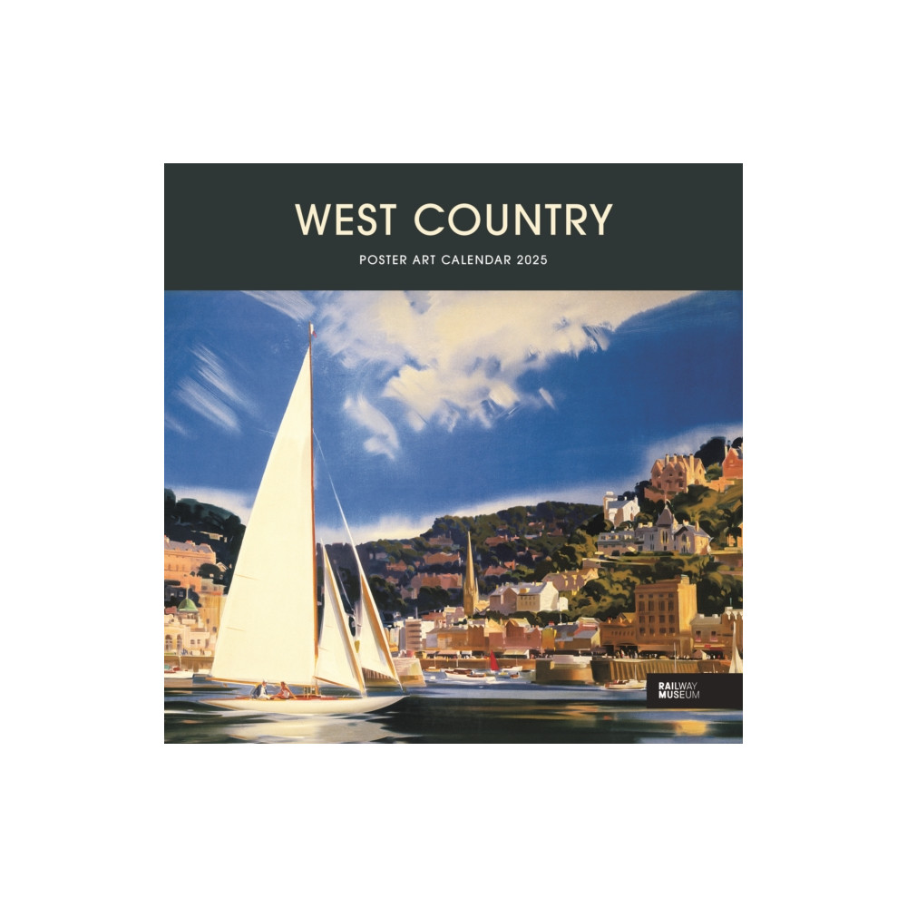 West Country Poster Art National Railway Museum Wiro Wall Calendar 2025 (häftad, english) Carousel Calendars