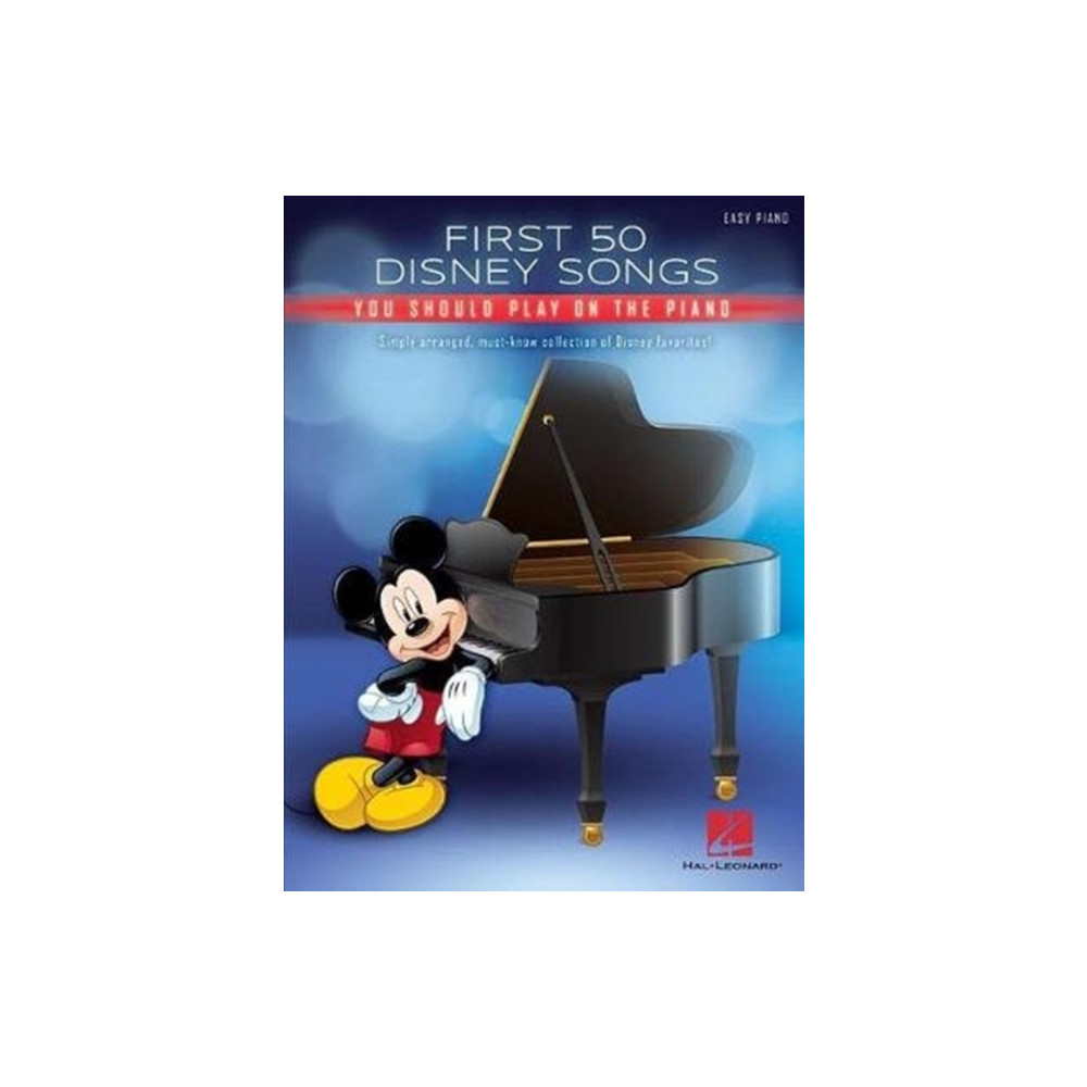 FIRST 50 DISNEY SONGS YOU SHOULD PLAY ON (häftad, english) OMNIBUS PRESS SHEET MUSIC