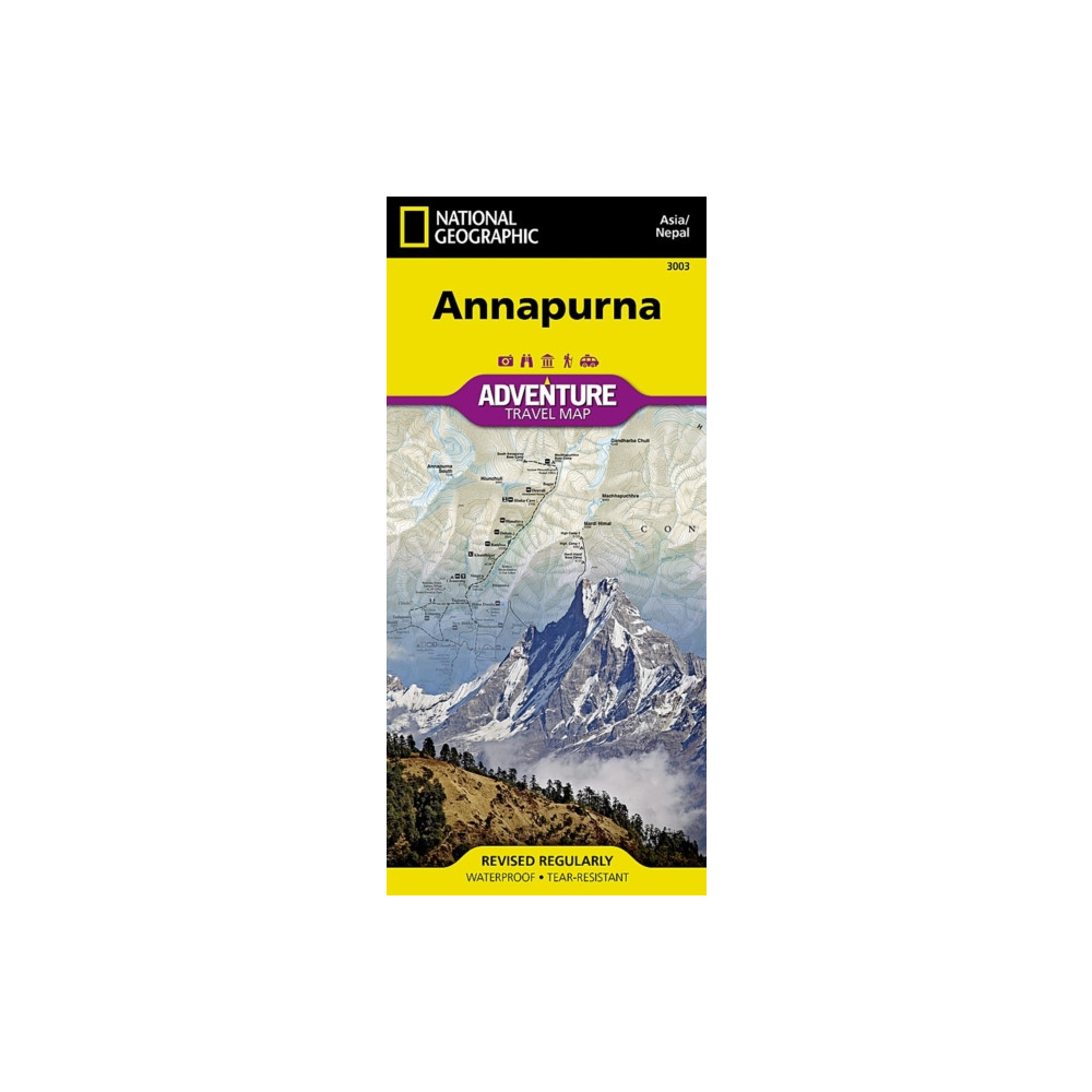 Annapurna, Nepal National Geographic Maps