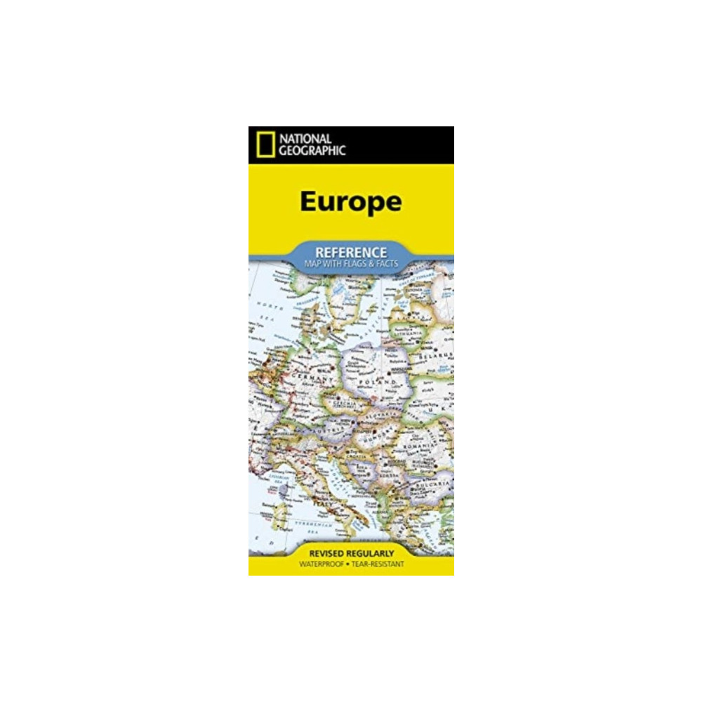 National Geographic Europe Map (Folded with Flags and Facts) National Geographic Maps