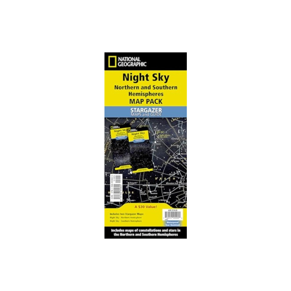 National Geographic Maps National Geographic Night Sky (Stargazer Folded Map Pack Bundle)