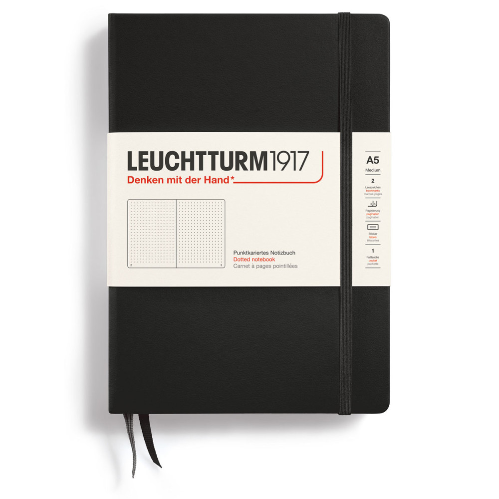 LT NOTEBOOK A5 Hard Dotted Black Leuchtturm1917