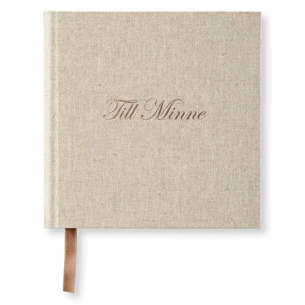 PS TILL MINNE 185 x 185 Rough Linen Paperstyle
