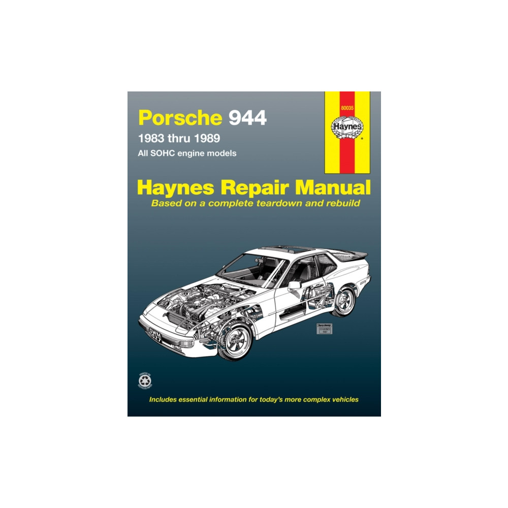 Porsche 944 4-cylinder (1983-1989) HaynesRepair Manual(USA) (häftad, english) Haynes Manuals Inc