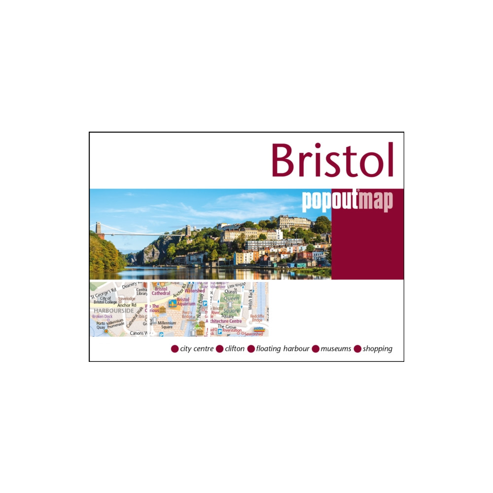 Bristol PopOut Map Heartwood Publishing