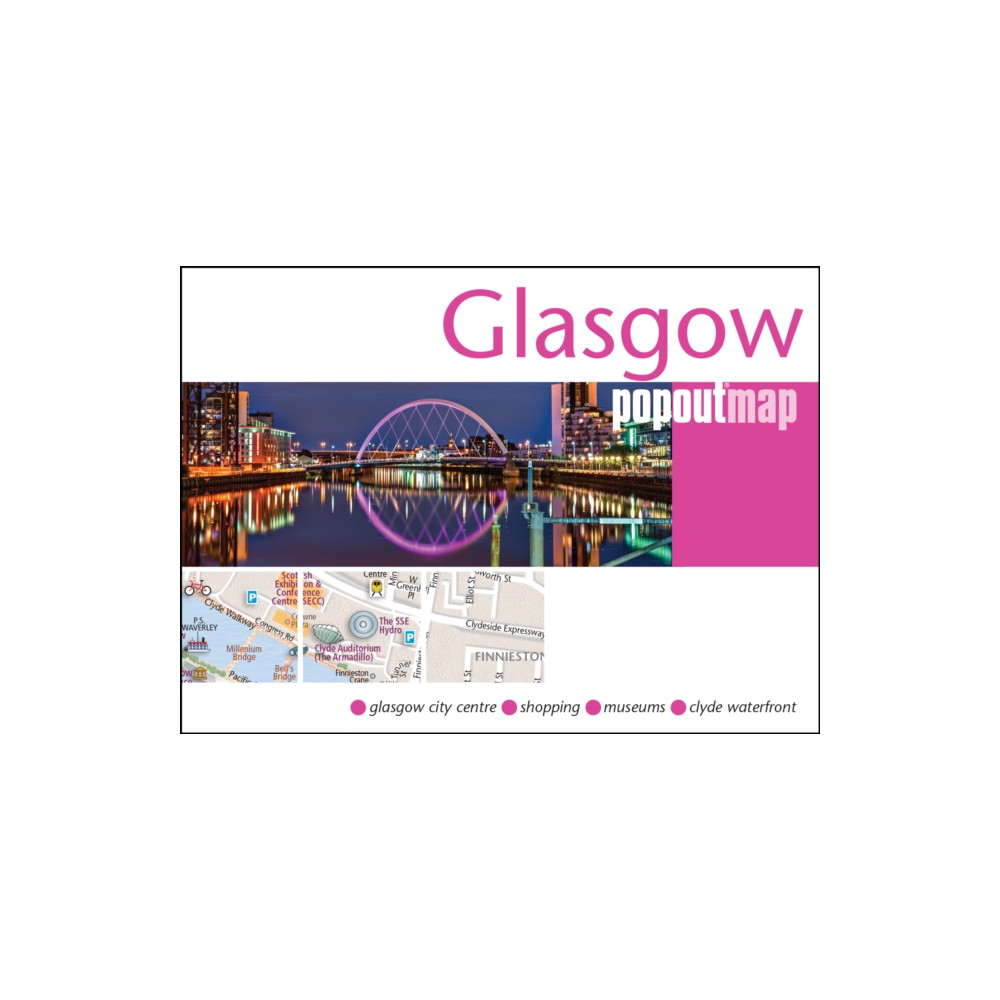 Glasgow PopOut Map Heartwood Publishing