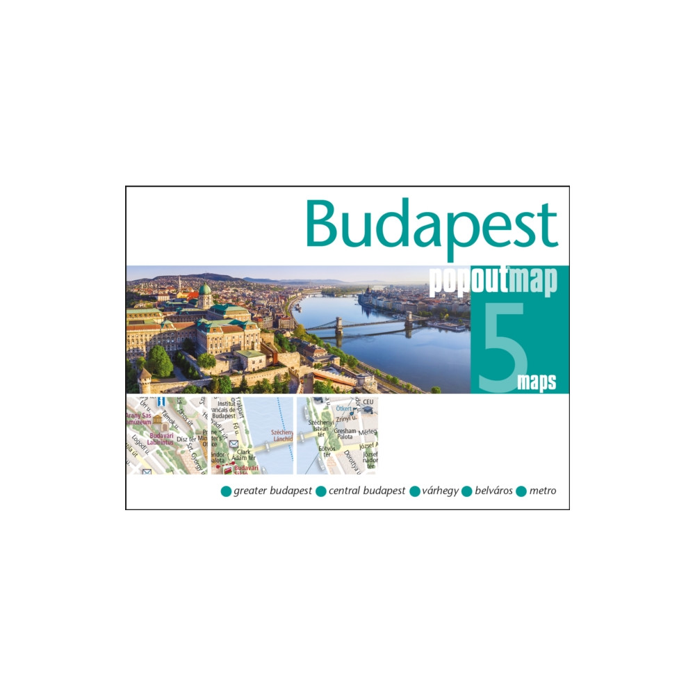 Budapest PopOut Map Heartwood Publishing