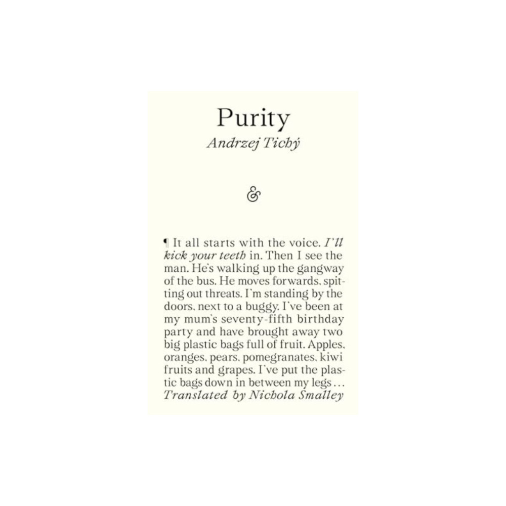 Purity (häftad, english) And Other Stories