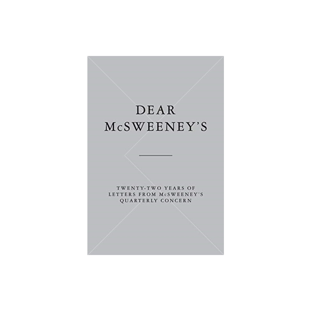 DEAR MCSWEENEYS (häftad, english) GLOBAL PUBLISHER SERVICES
