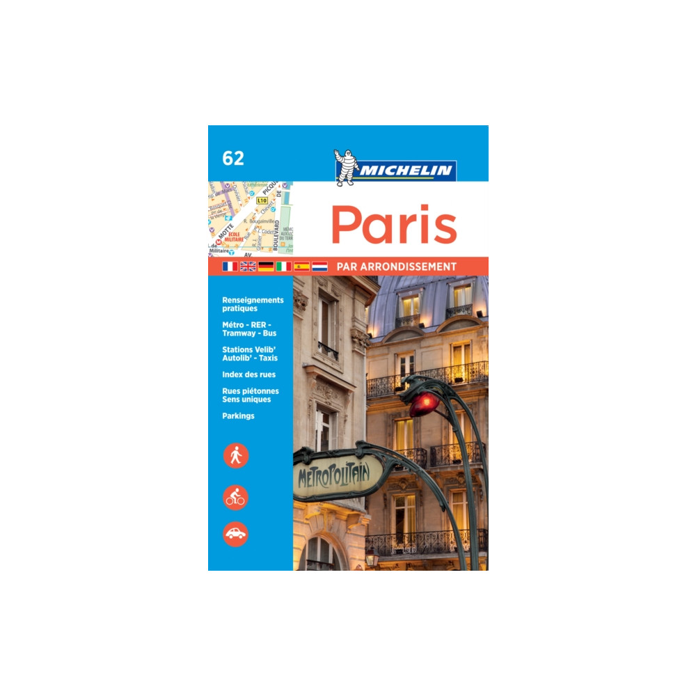 Paris par arrondissement - Michelin City Plan 062 Michelin Editions Des Voyages