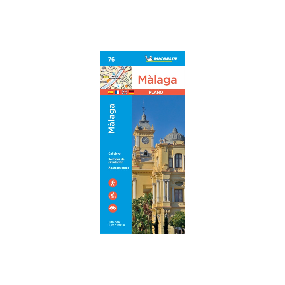 Malaga - Michelin City Plan 76 Michelin Editions Des Voyages