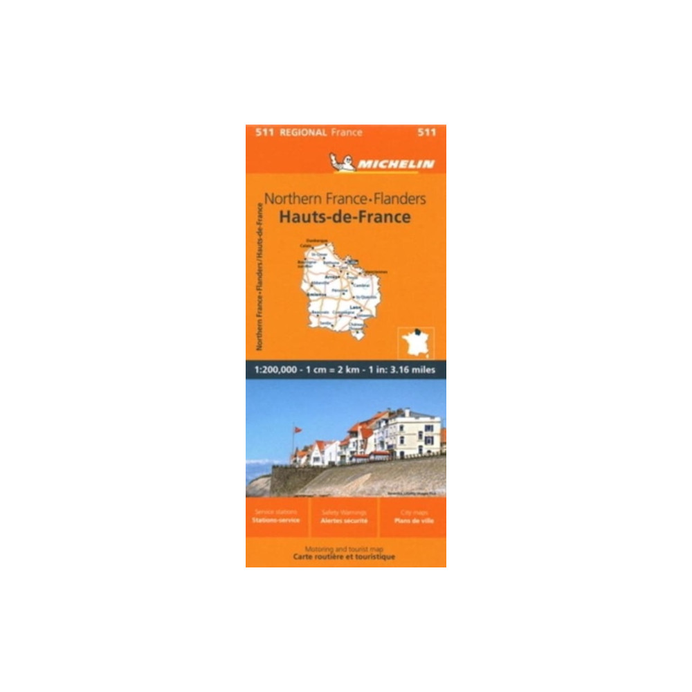 Nord-Pas-de-Calais, Picardy - Michelin Regional Map 511 Michelin Editions Des Voyages