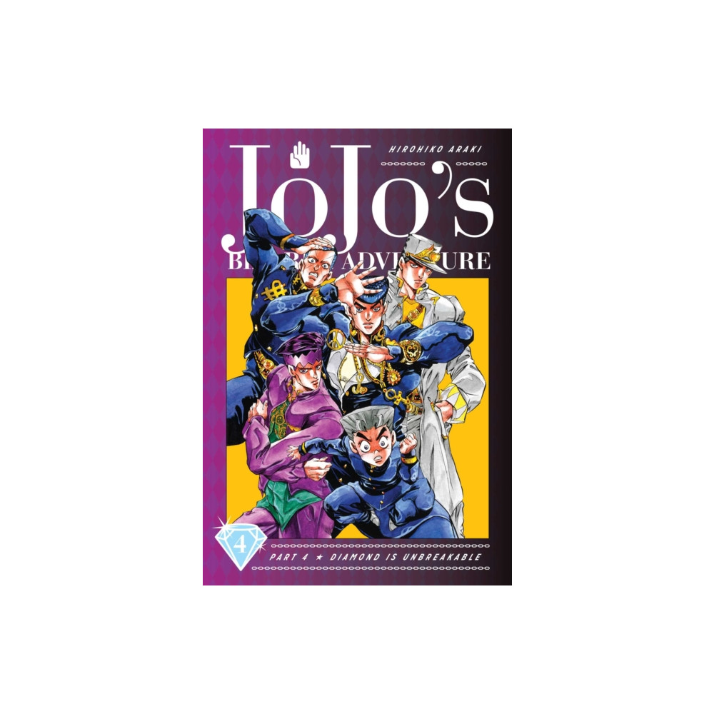 JoJo's Bizarre Adventure: Part 4--Diamond Is Unbreakable, Vol. 4 (inbunden, english) Viz Media, Subs. of Shogakukan Inc