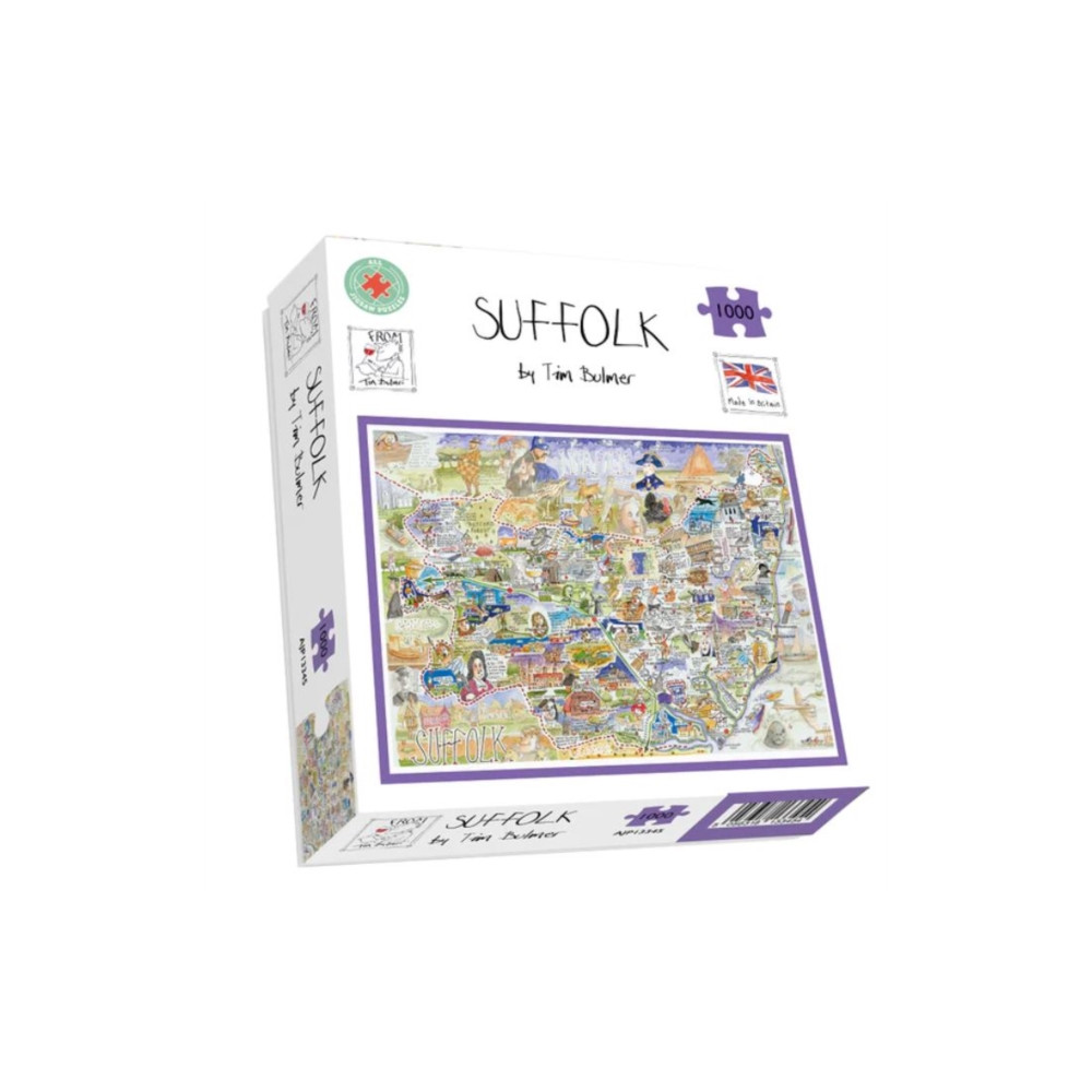 Map of Suffolk Jigsaw 1000 Piece Puzzle ALL JIGSAW PUZZLES