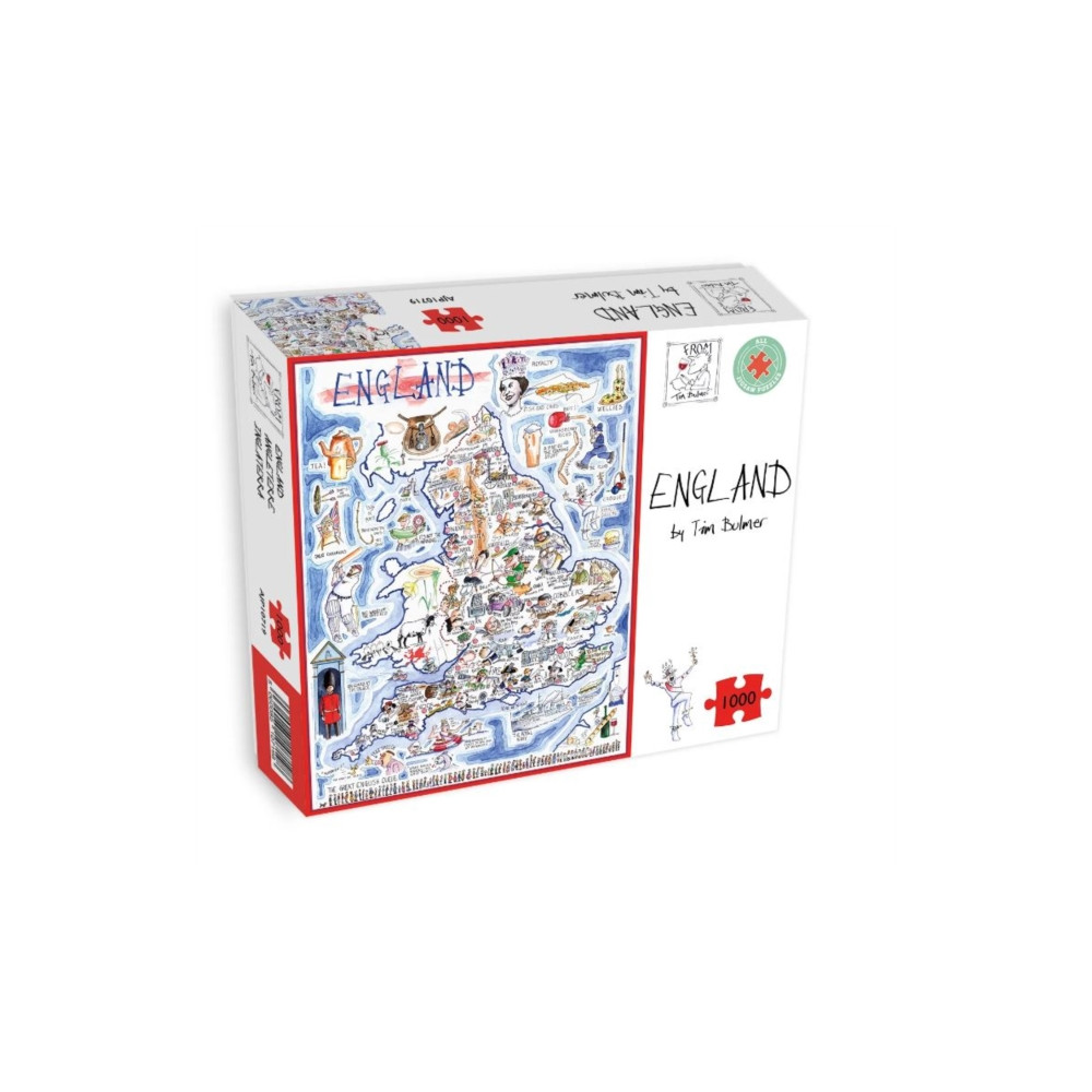 Map of England Jigsaw 1000 Piece Puzzle ALL JIGSAW PUZZLES