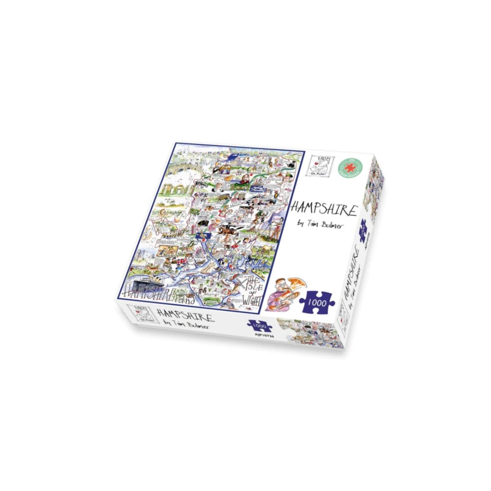 Map of Hampshire Jigsaw 1000 Piece Puzzle ALL JIGSAW PUZZLES