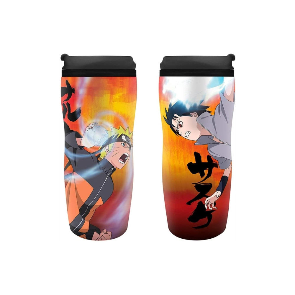 Naruto Shippuden - Travel Mug Naruto Vs Sasuke ABYSSE UK