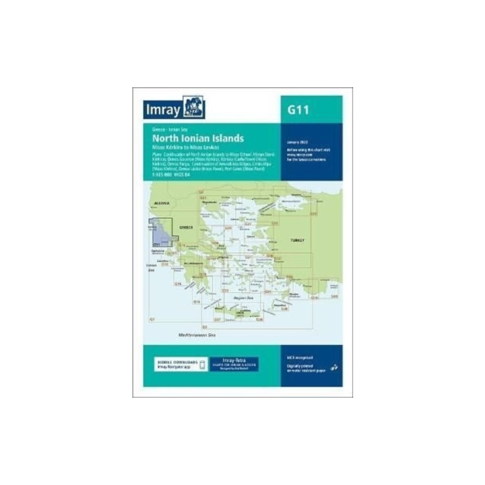 Imray Chart G11 Imray, Laurie, Norie & Wilson Ltd
