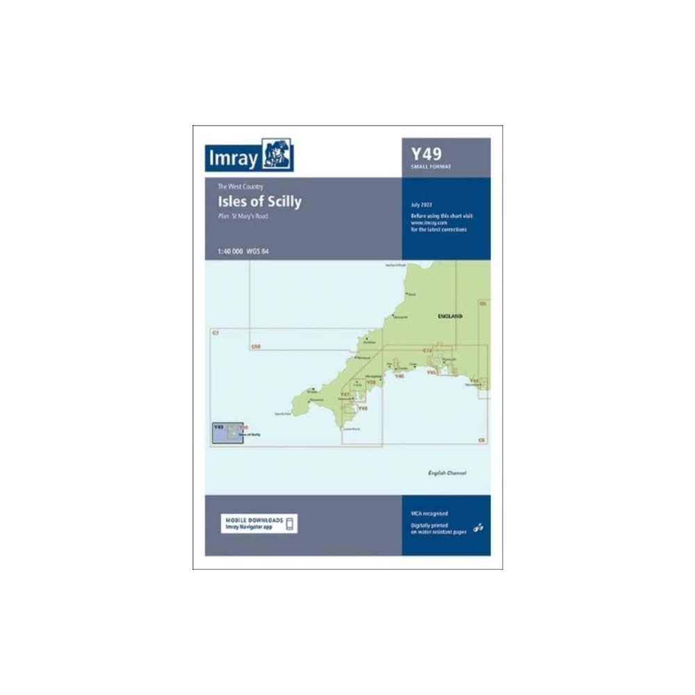 Imray Chart Y49 Imray, Laurie, Norie & Wilson Ltd