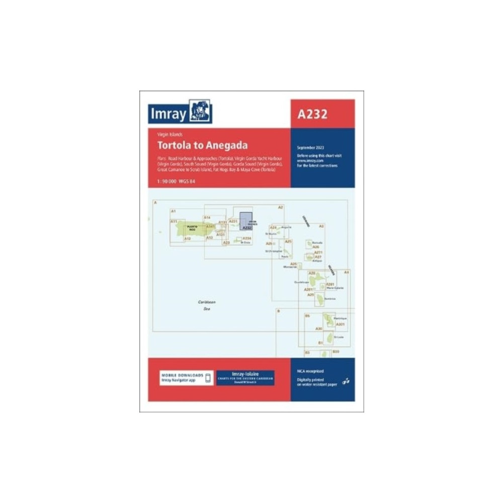 Imray Chart A232 Imray, Laurie, Norie & Wilson Ltd